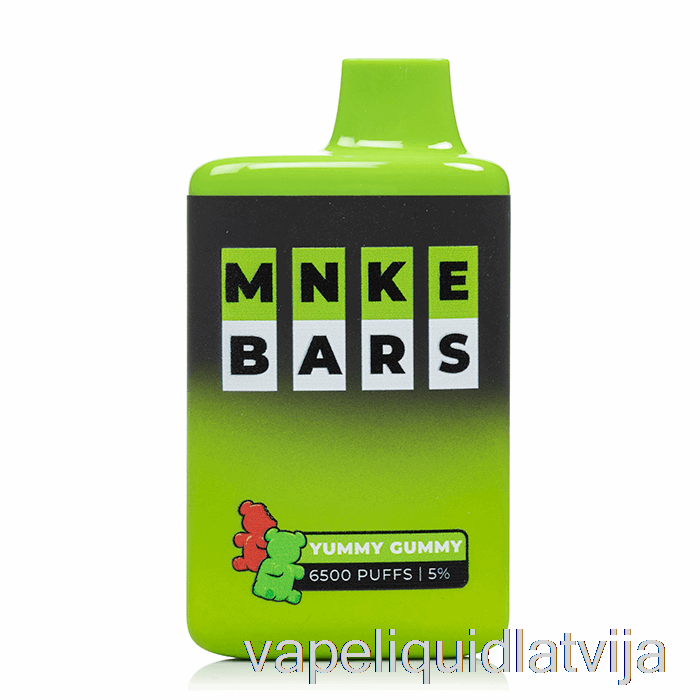 Mnke Batoniņi 6500 Vienreizējās Lietošanas Yummy Gumijas Vape šķidrums